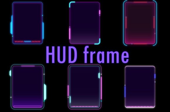 Download Abstract HUD Frame Display - Premium Resources