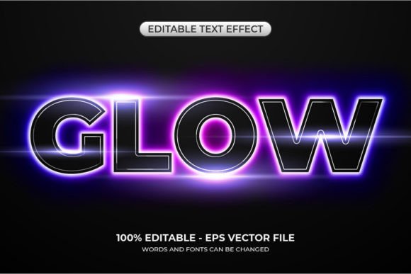 Download Realistic Glow Text Effect - Premium Resources