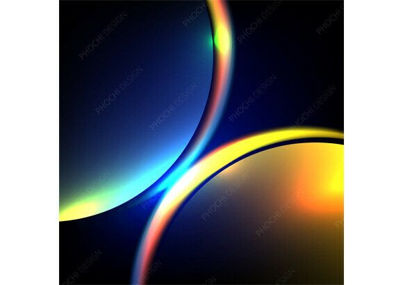 Download Abstract Neon Light Tech Background - Premium Resources