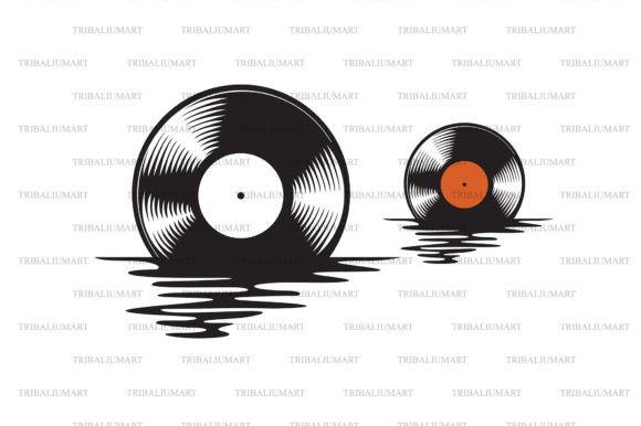 Download Vinyl Disc Sunset Reflection (Record) - Reflection Collection